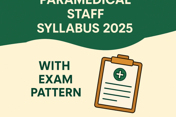MP Group-5 Paramedical Staff Syllabus 2025 with Exam Pattern